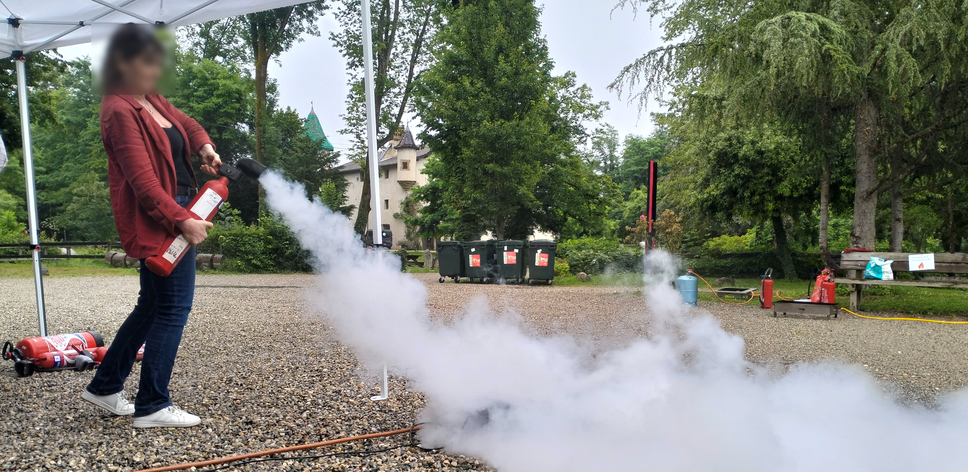 Risque incendie - Bac à gaz